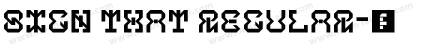 Sign That Regular字体转换